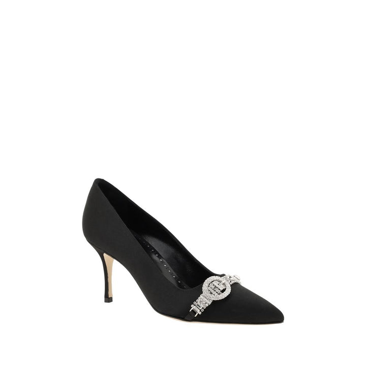 Black Asapump Satin Pumps