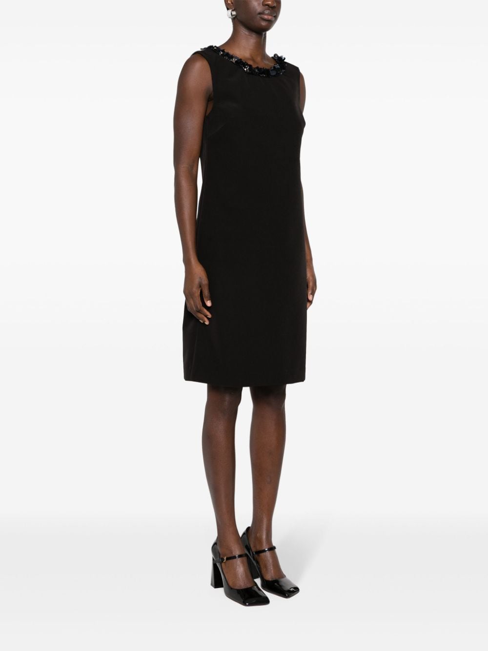 sequin-embellished column dress-7