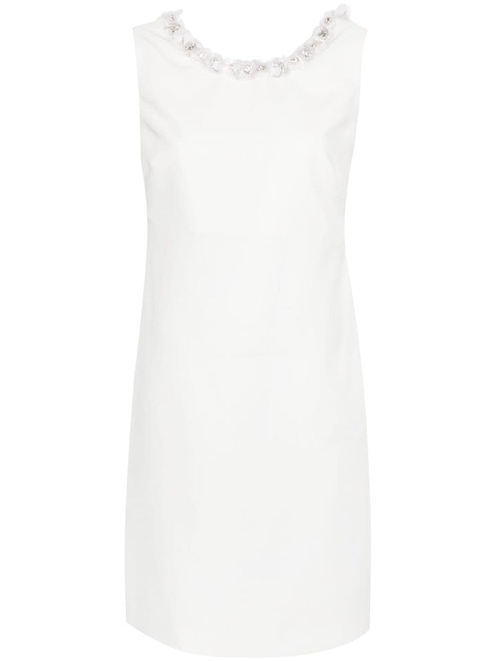 sequin-embellished column dress-0