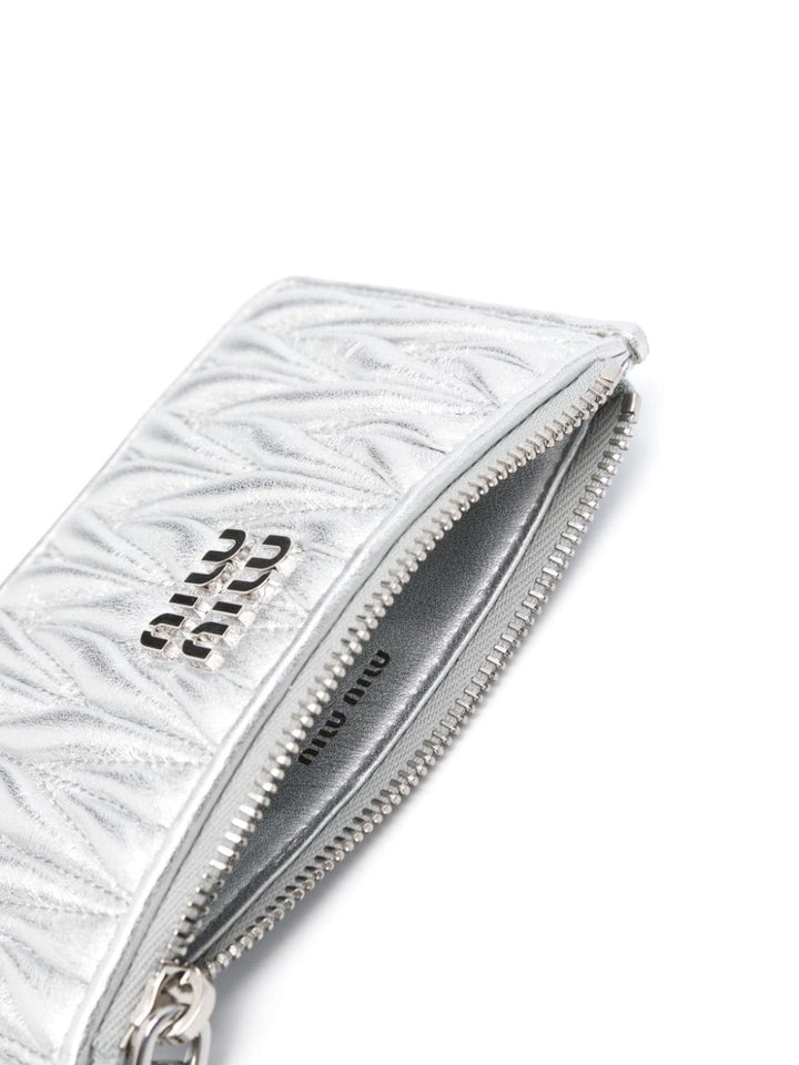 matelassé leather wallet-15