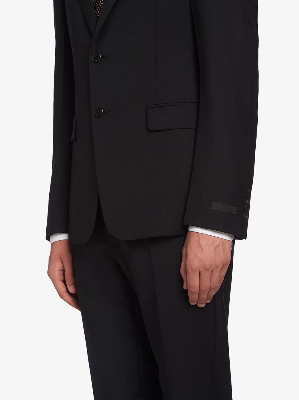 PRADA slim fit two piece suit-8
