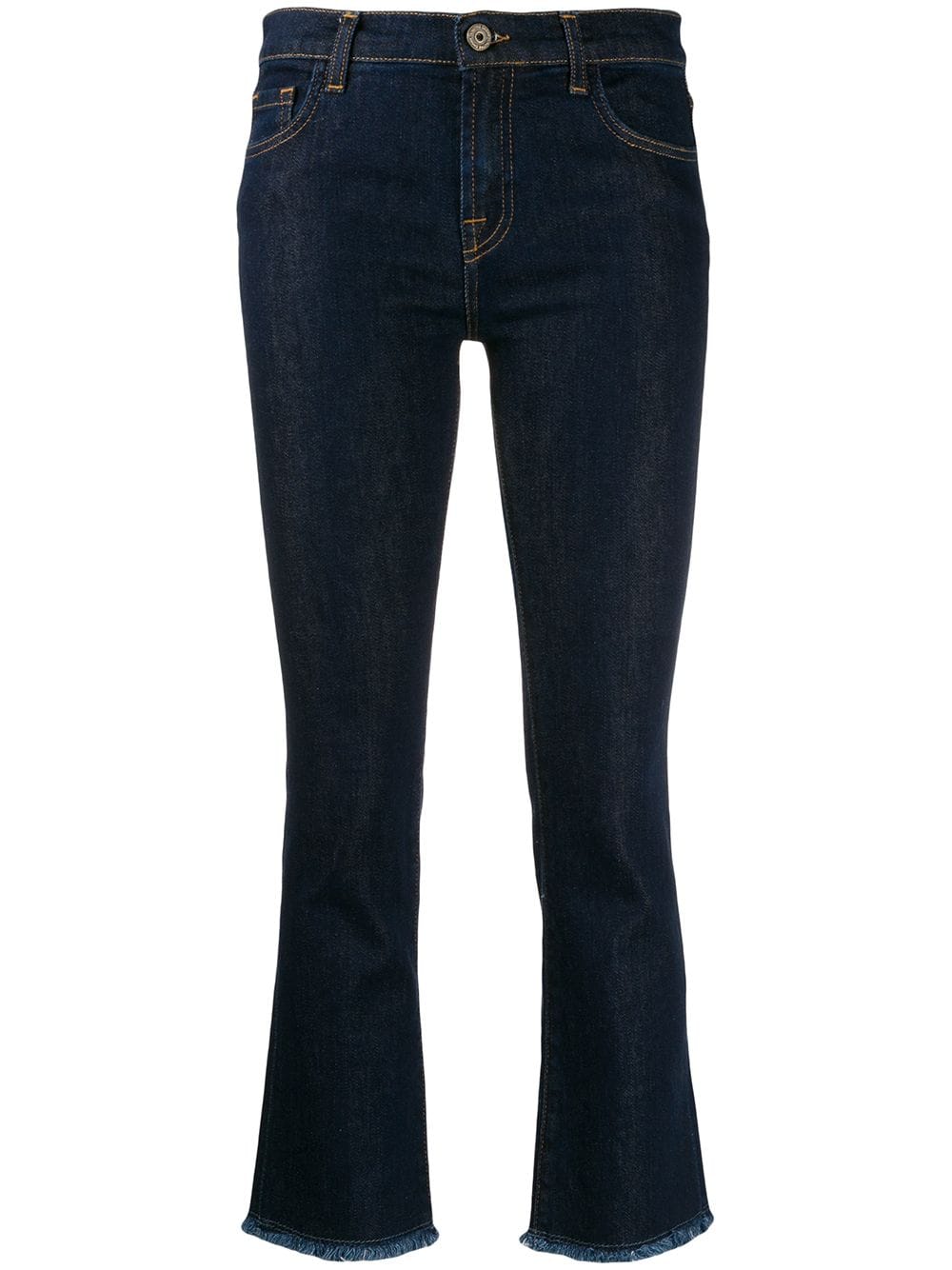 L'AUTRE CHOSE cropped slim-fit jeans-0