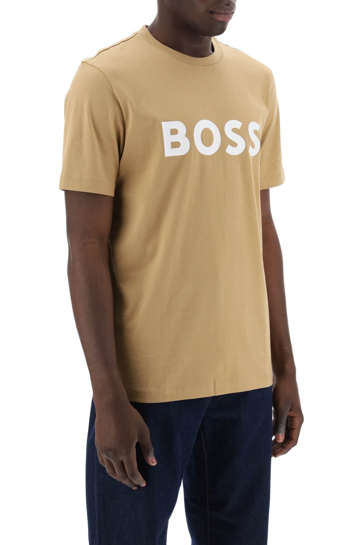Boss tiburt 354 logo print t-shirt-1
