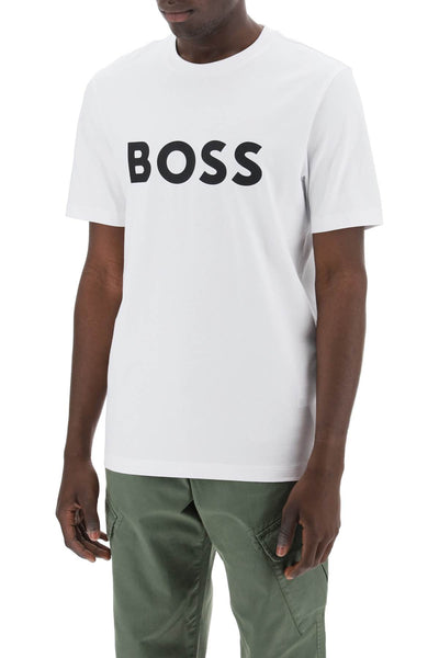 Boss tiburt 354 logo print t-shirt-3
