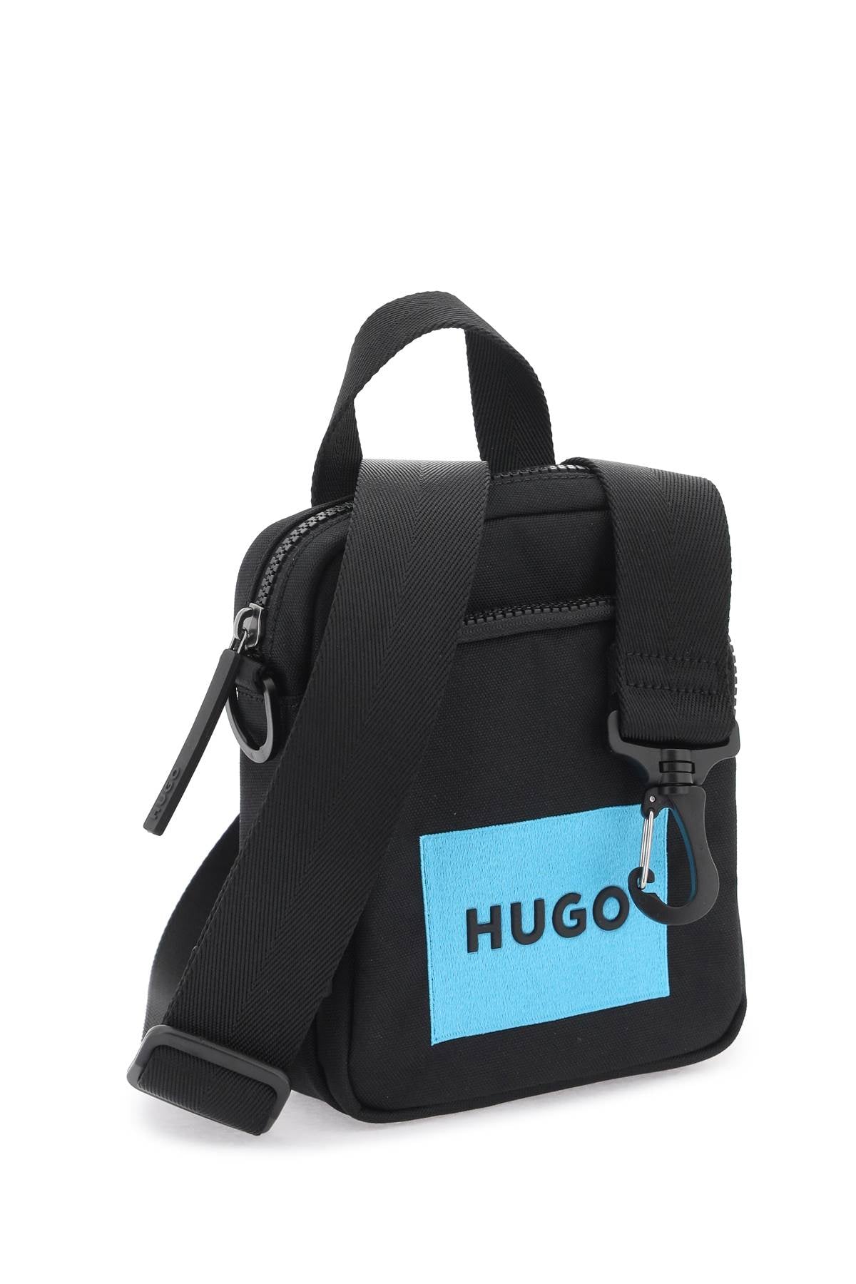 Hugo nylon shoulder bag with adjustable strap-2