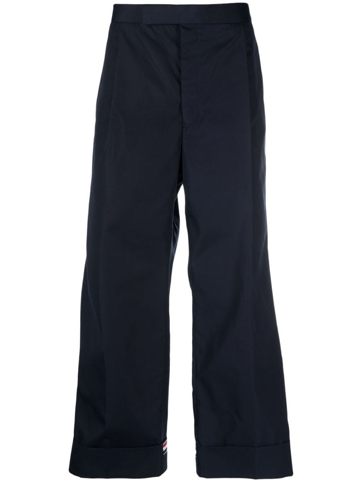 RWB-stripe tailored trousers-0