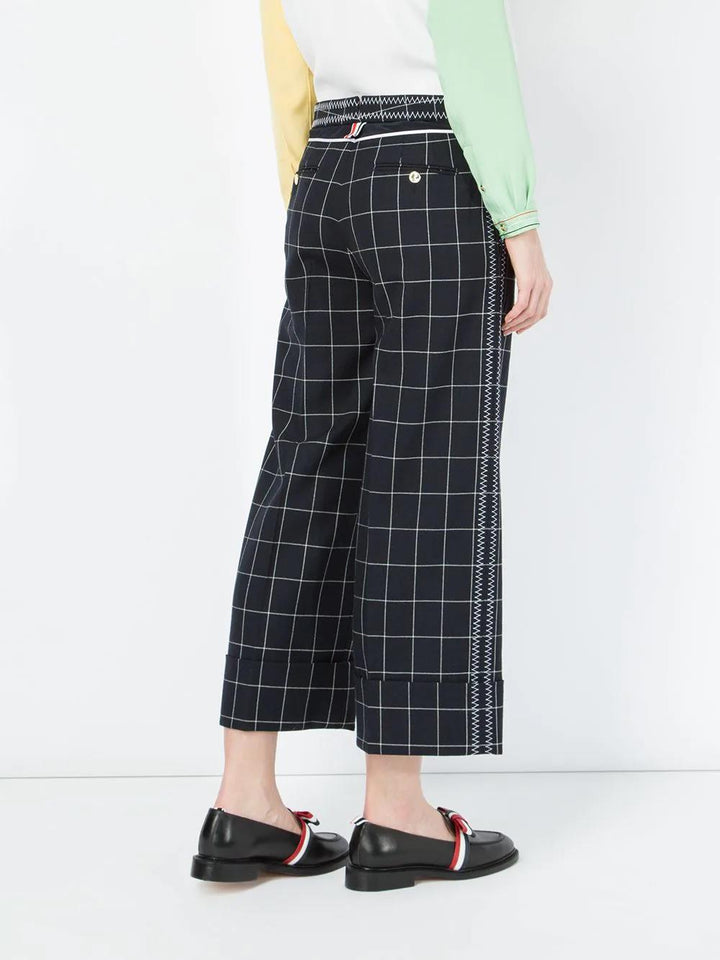 THOM BROWNE checked tailored pants-3