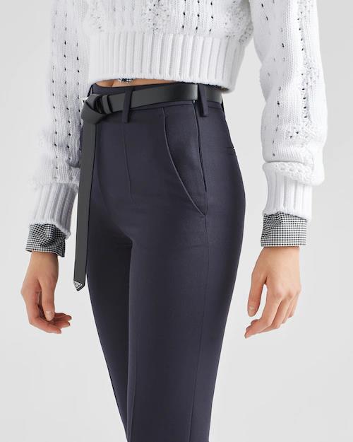 PRADA Gabardine trousers-3