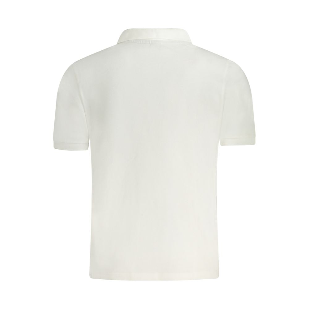 White Cotton Polo Shirt