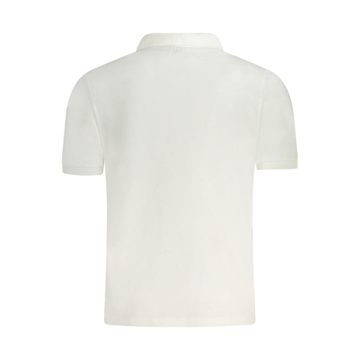 White Cotton Polo Shirt