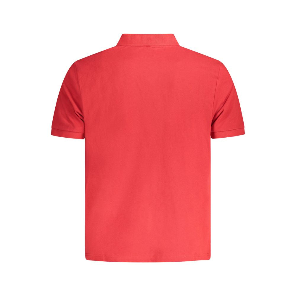 Red Cotton Polo Shirt