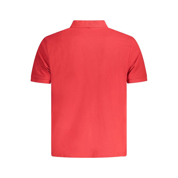 Red Cotton Polo Shirt