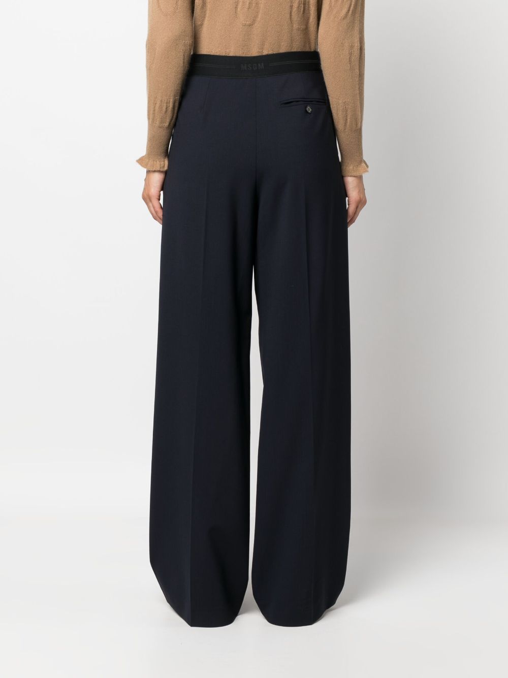 MSGM wide-leg high-waist trousers-6