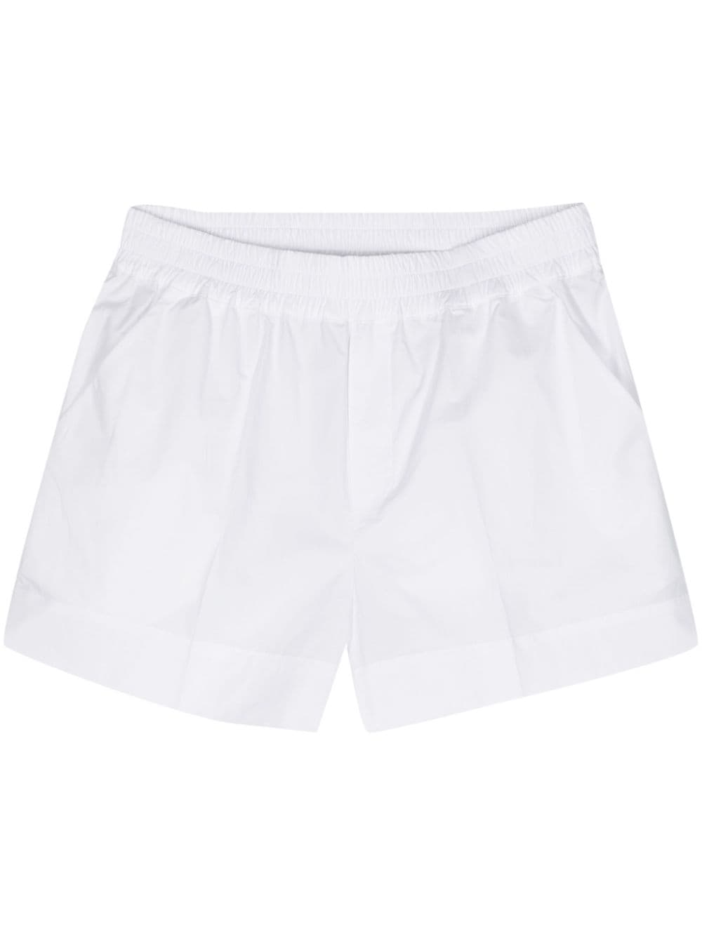 elasticated-waist cotton shorts-1