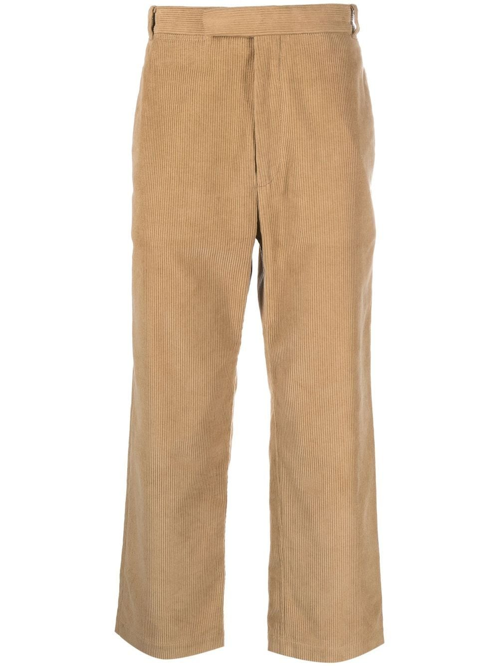 THOM BROWNE UNCONSTRUCTED STRAIGHT LEG SINGLE WELT POCKET TROUSER IN CORDUROY-2