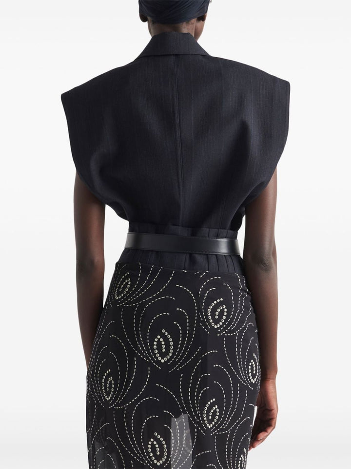 sleeveless wool blazer-2