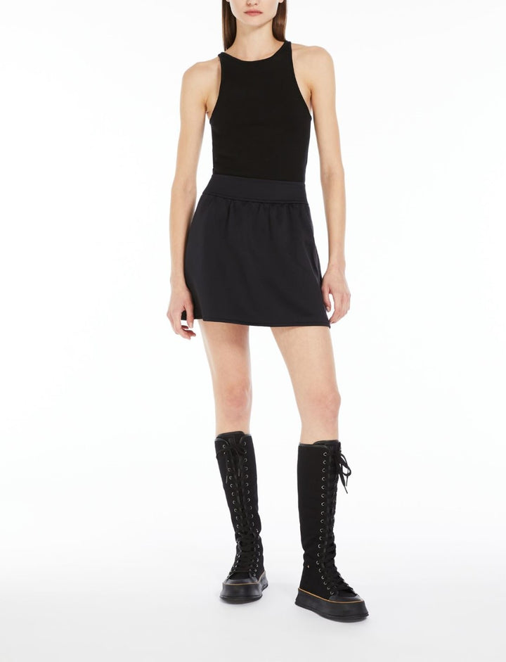 Alfeo halter top in vanisé wool-3