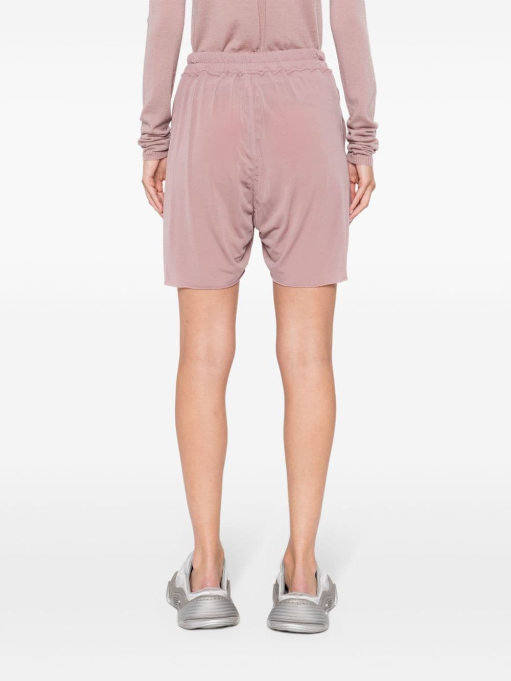 drawstring jersey shorts-2