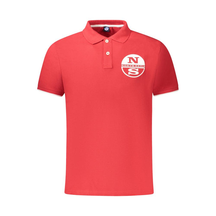 Red Cotton Polo Shirt