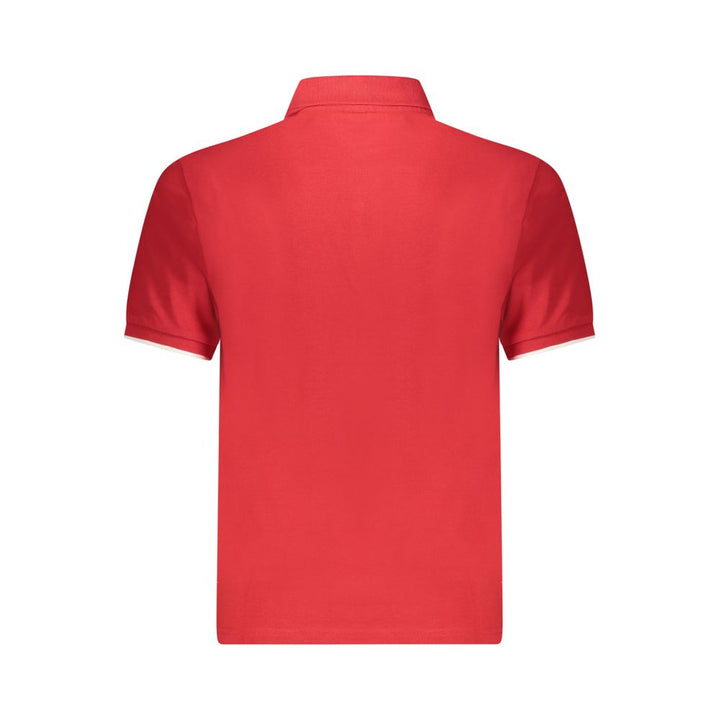 Red Cotton Polo Shirt