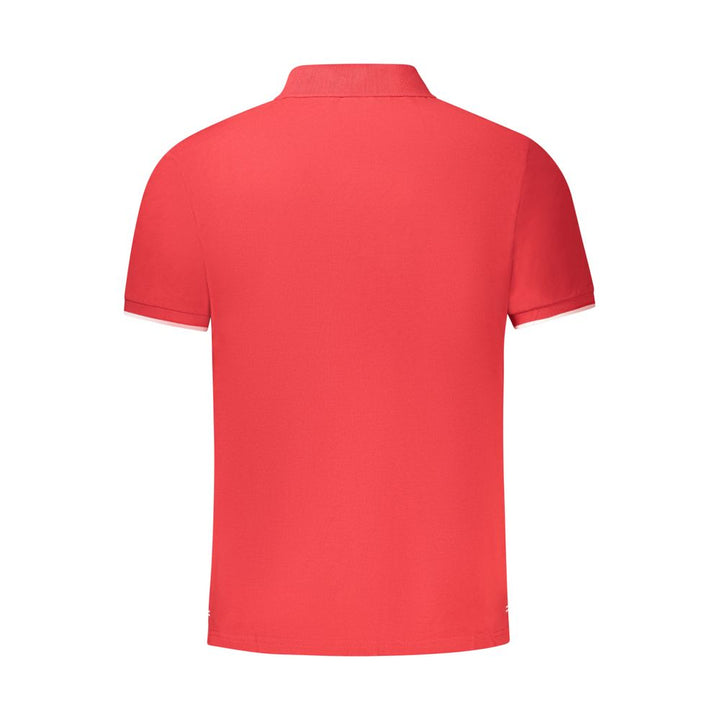 Red Cotton Polo Shirt