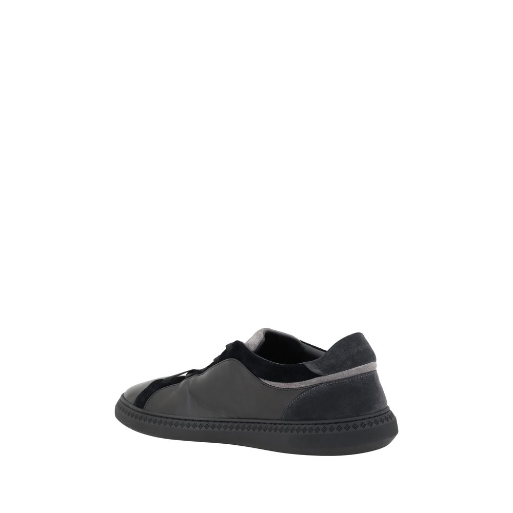 Givenchy Black Leather G Set Sneakers – SEYMAYKA