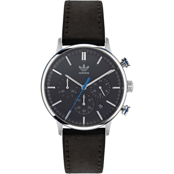 Black Leather Watch