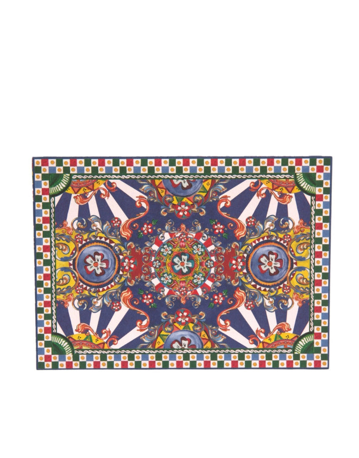 Multicolor Carretto Siciliano Envelope Post Card Holder