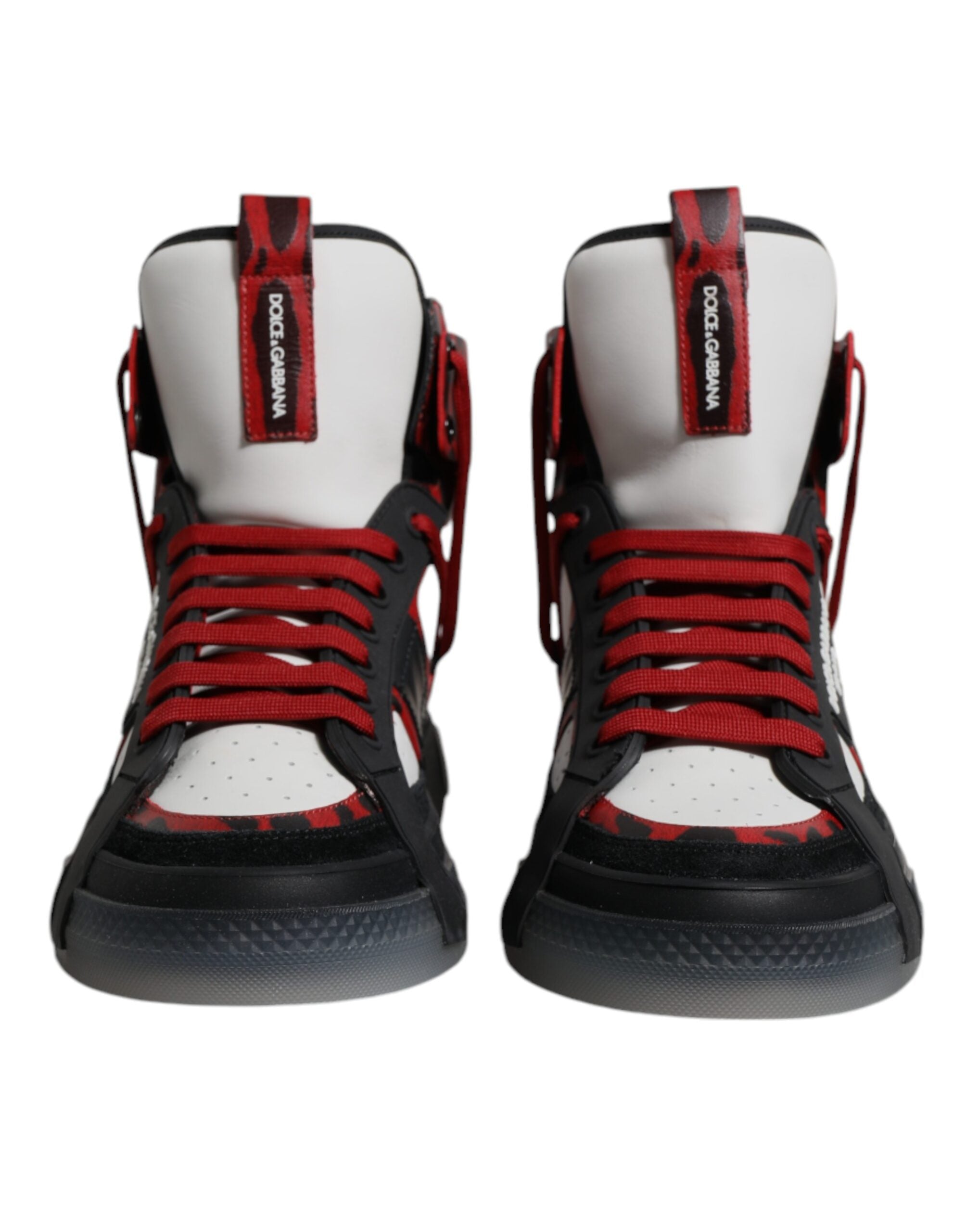 Dolce & Gabbana Multicolor Leather High Top Sneakers Shoes – SEYMAYKA