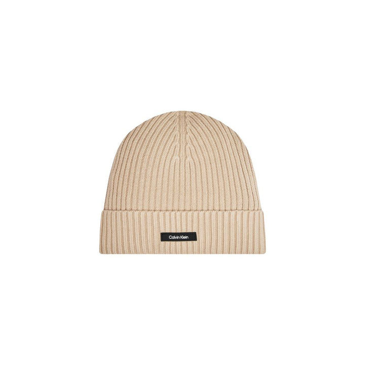 Beige Organic Cotton Caps Baseball Hat