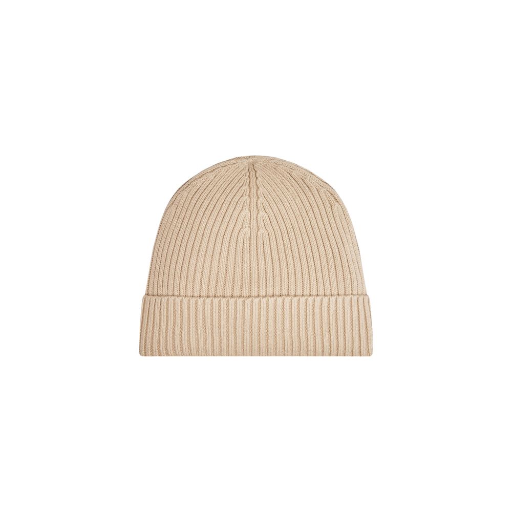 Beige Organic Cotton Caps Baseball Hat