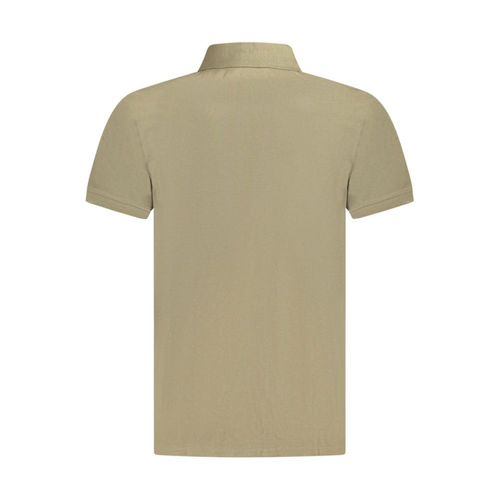 Brown Cotton Polo Shirt