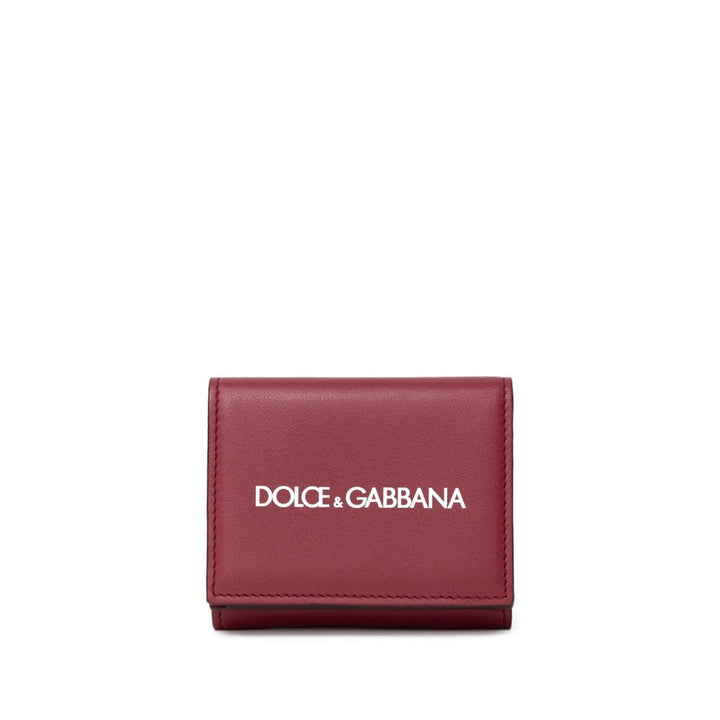 Red Leather Di Calfskin Wallet
