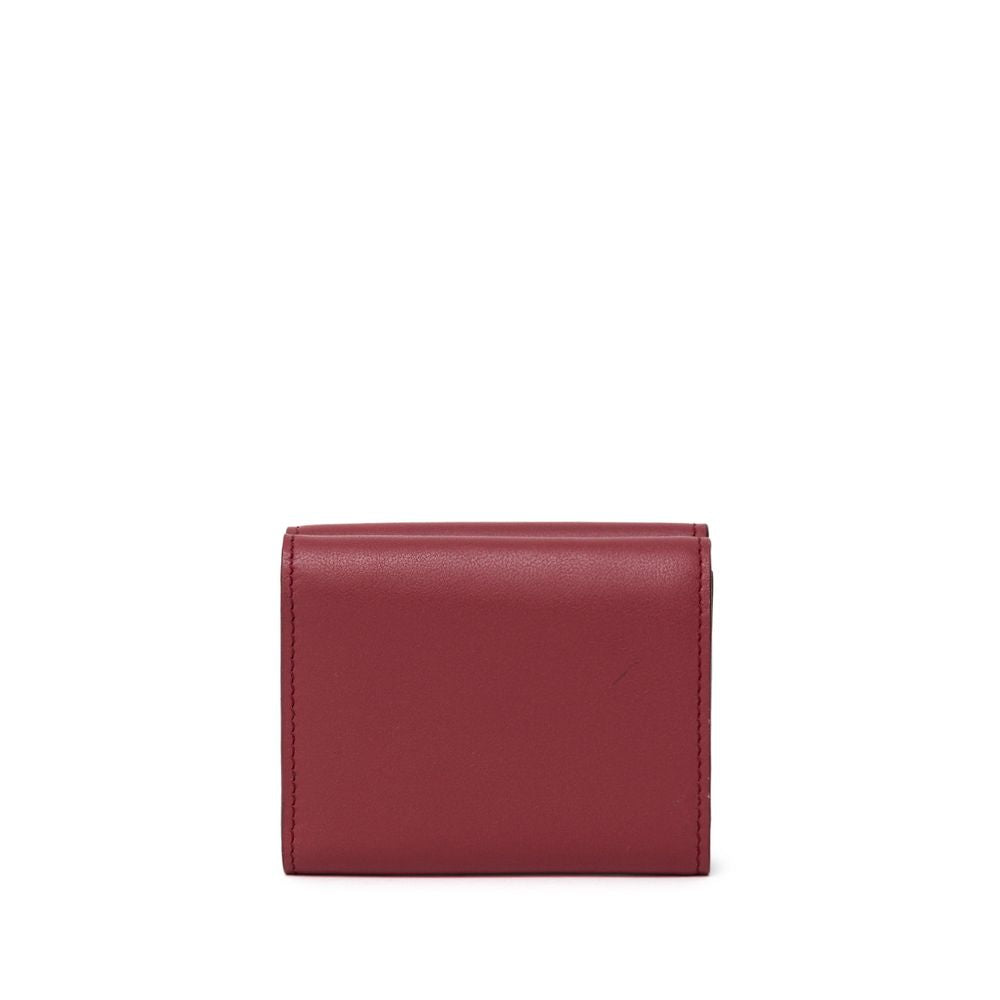 Red Leather Di Calfskin Wallet