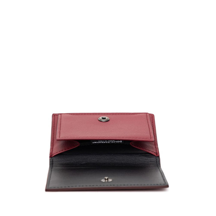Red Leather Di Calfskin Wallet