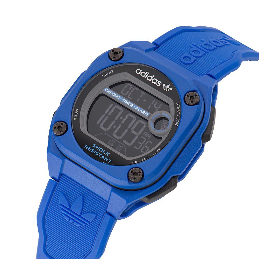 Blue Silicone Watch