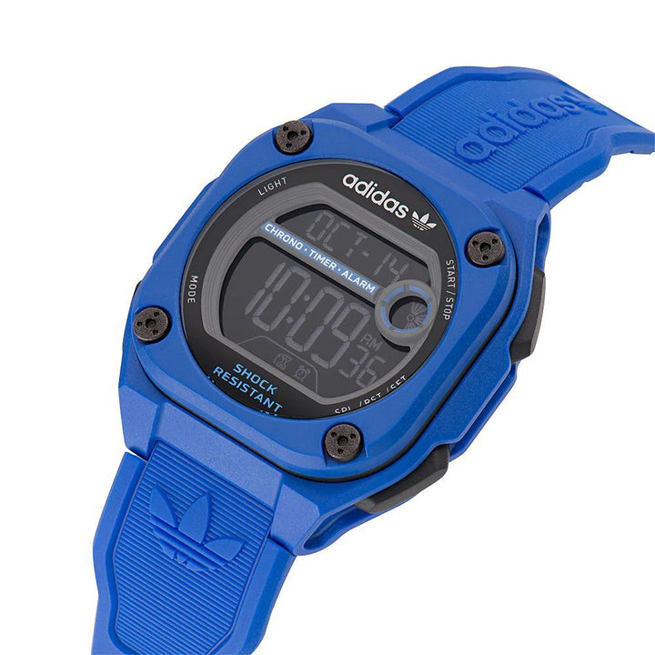 Blue Silicone Watch