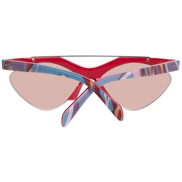 Red Metal Sunglasses