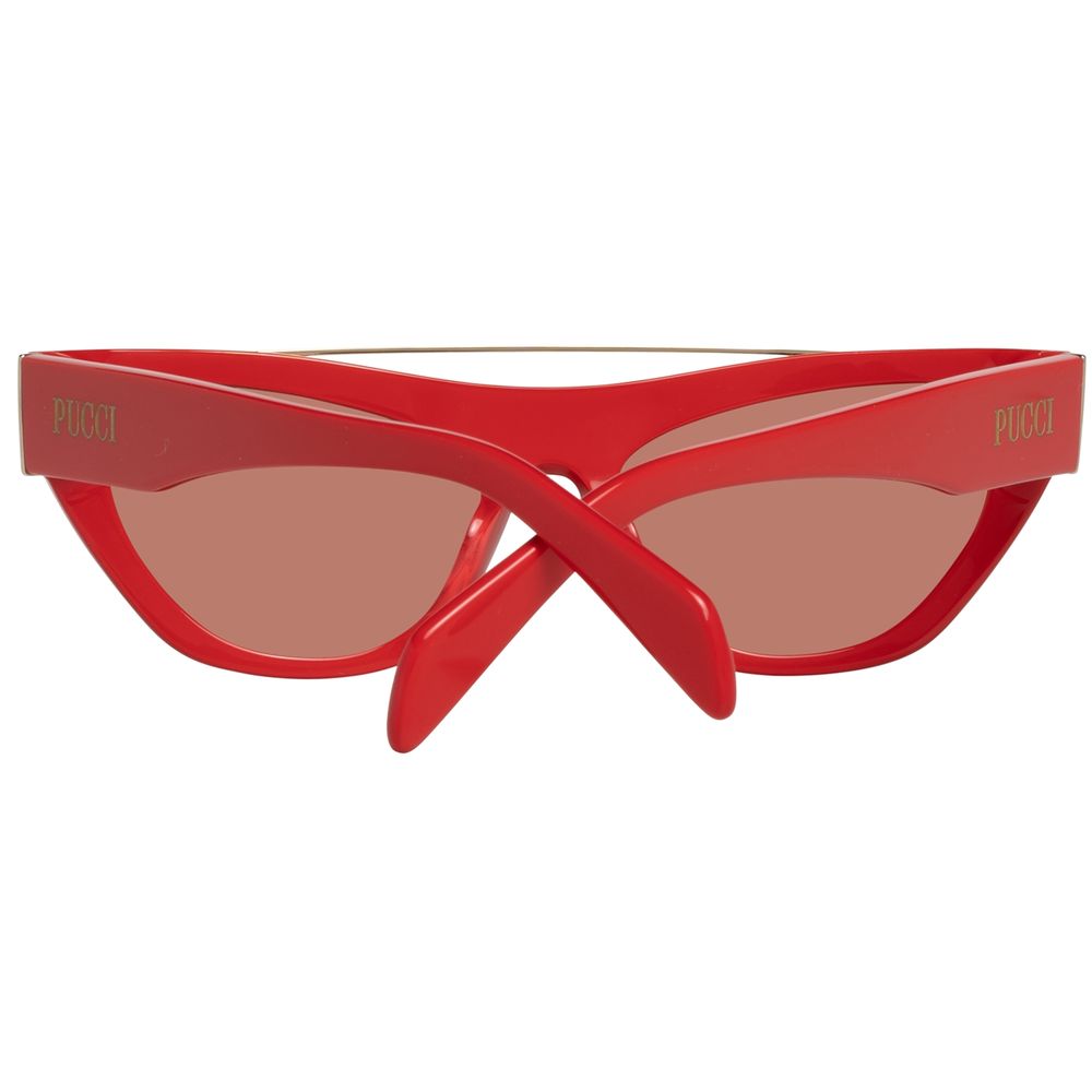 Red Metal Sunglasses