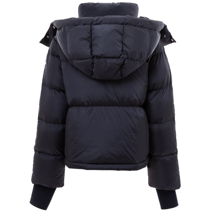 Blue Polyamide Jackets & Coat