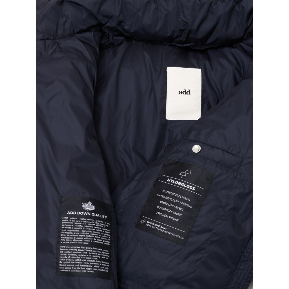 Blue Polyamide Jackets & Coat