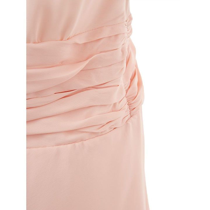 Lardini Pink Acetate Casual Dress