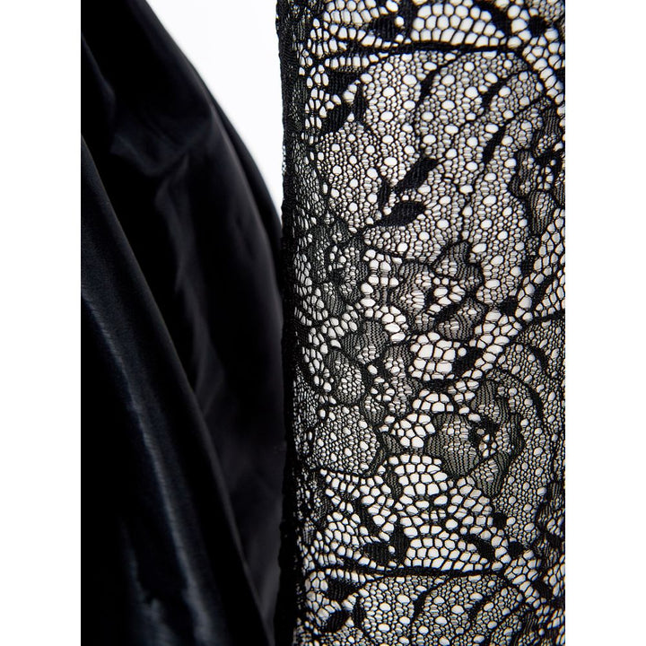 Lardini Black Polyester Cocktail Dress