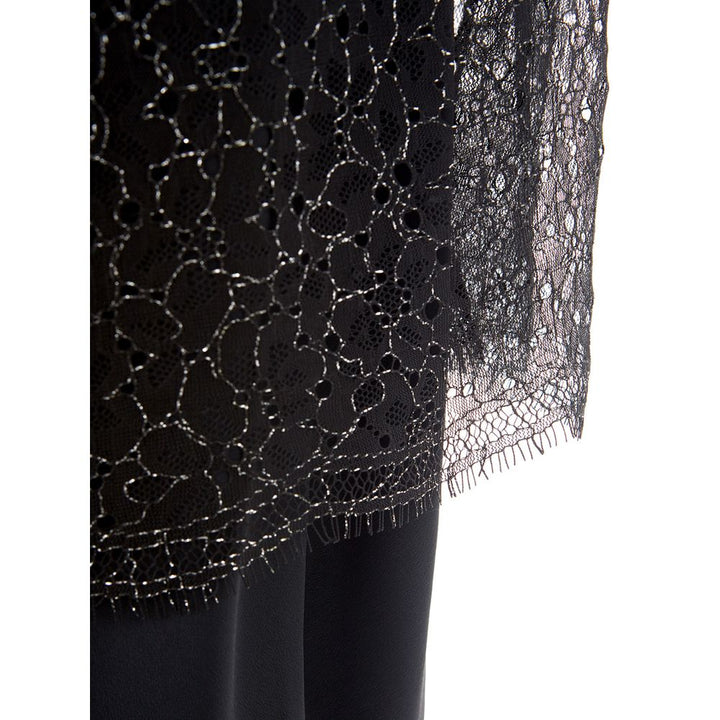 Lardini Black Nylon Casual Dress