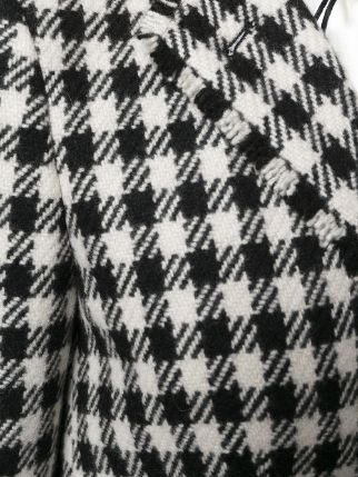 THOM BROWNE jacket check black white-3