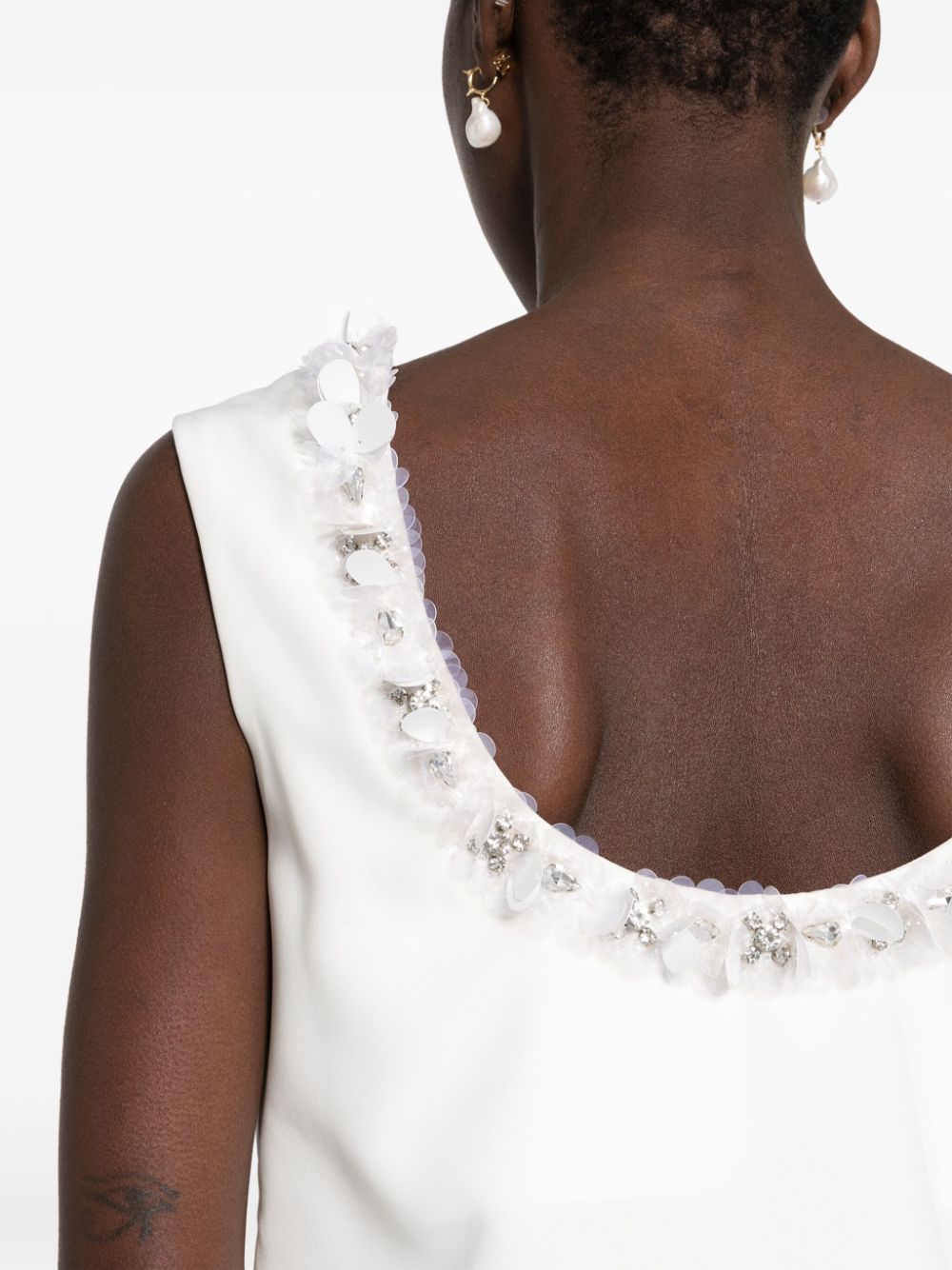 sequin-embellished column dress-8