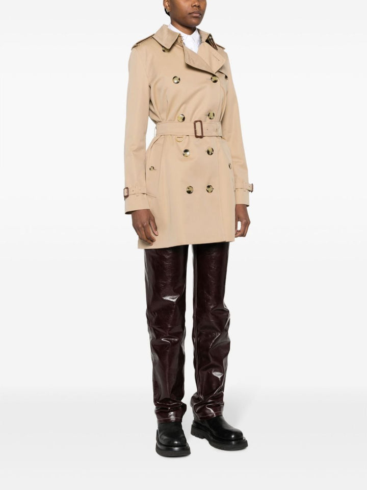 Short Kensington Heritage cotton trench coat-3