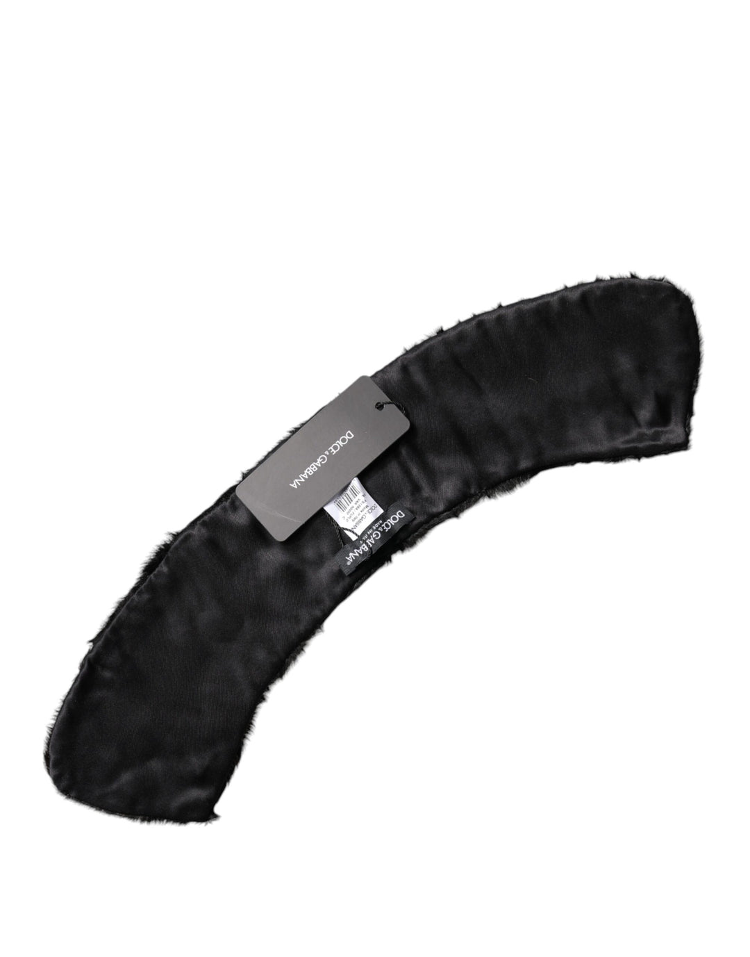 Black Lamb Fur Collar Women Neck Wrap Scarf