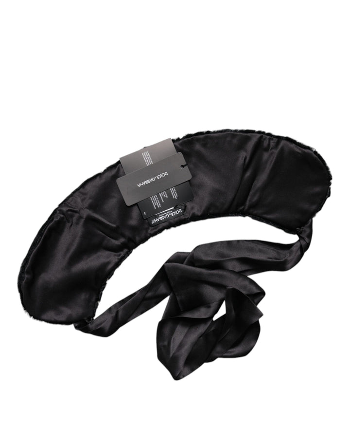 Black Lamb Fur Women Neck Warmer Winter Scarf