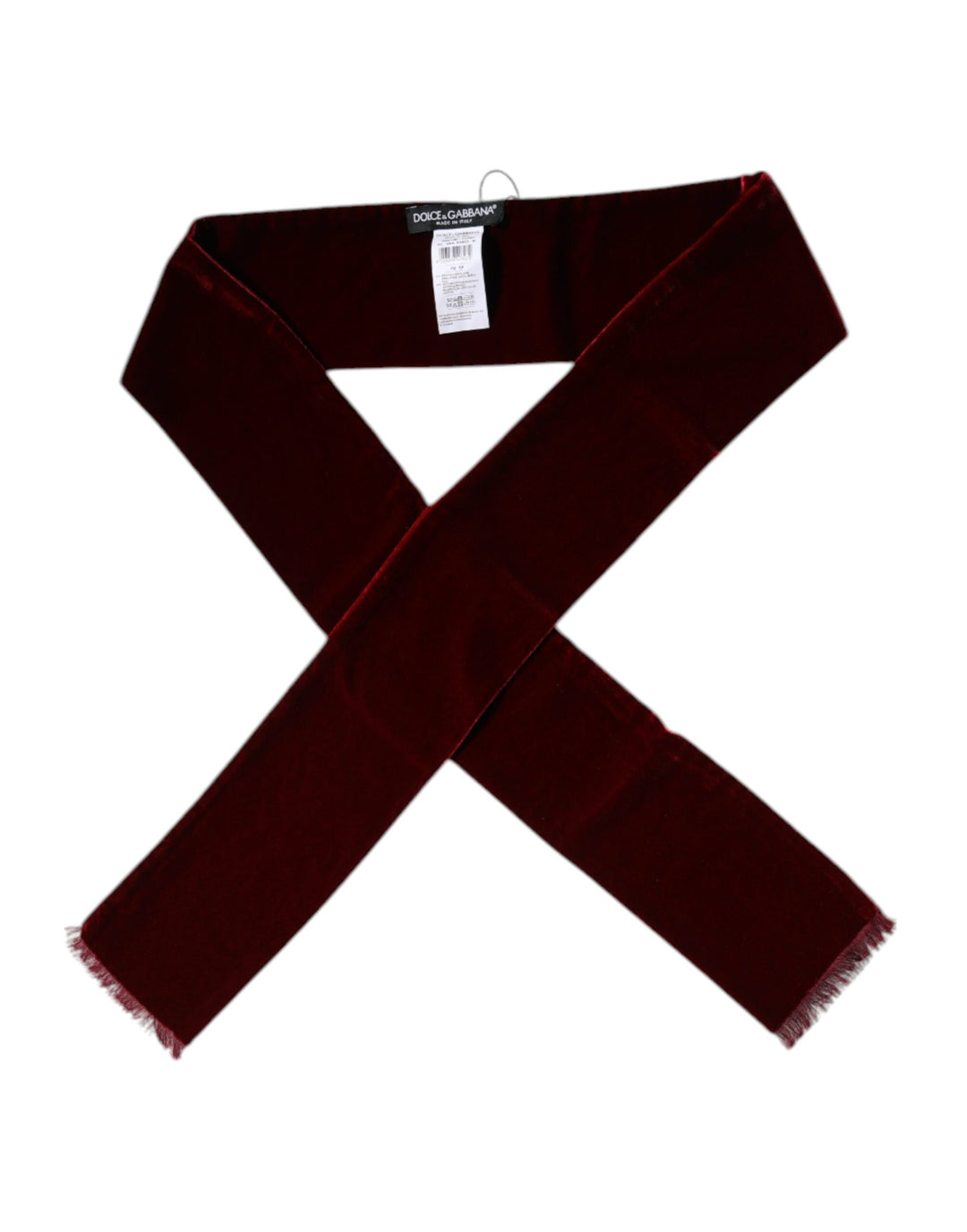 Bordeaux Cotton Silk Fringe Shawl Wrap Scarf